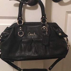 Coach black handbag